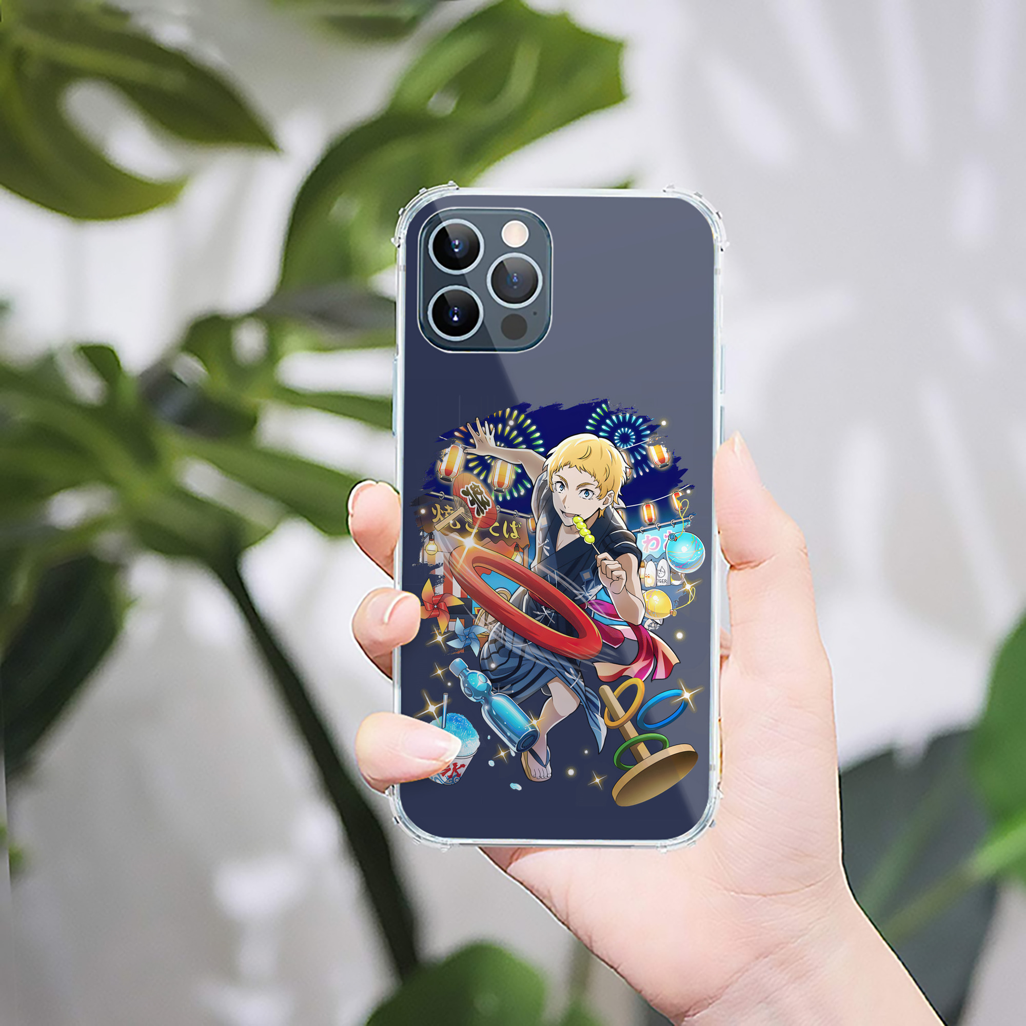（画像用） 文豪ストレイドッグス Bungo Stray Dogs 【iPhone 12シリーズ対応】透明スマホケース（クリアソフトケース）
